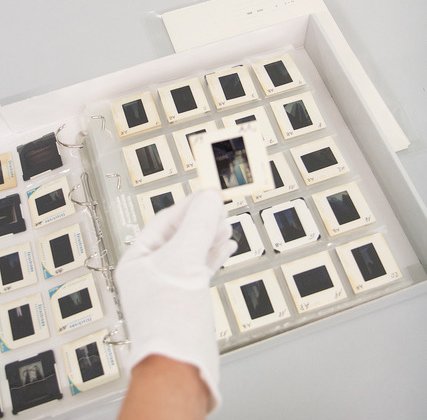 Slide archive in the estate of Willy Guhl, Design Collection of the Museum für Gestaltung Zürich